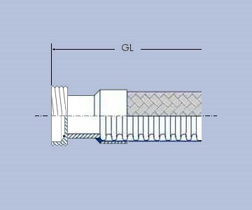 Milchrohr Gewindestutzen DIN 11851