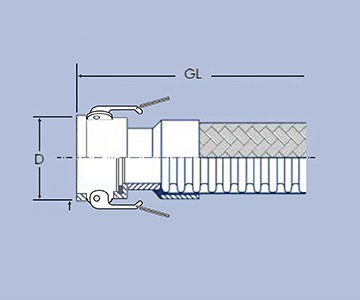 Hebelarmkupplung DIN 2828 (Mutterteil)